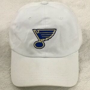 NHL St. Louis Blues Adjustable White Hockey Cap